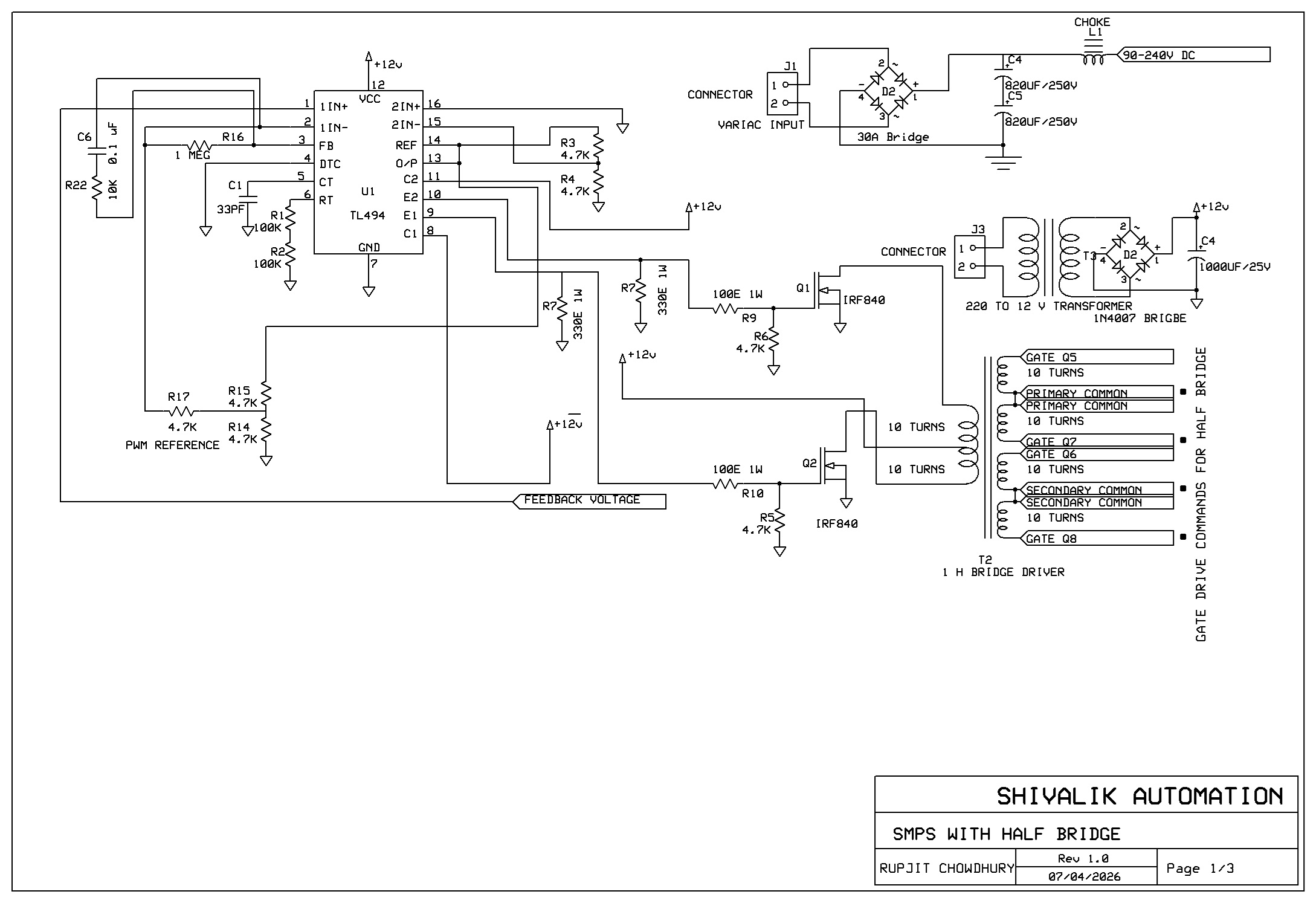 Circuit diagram 1